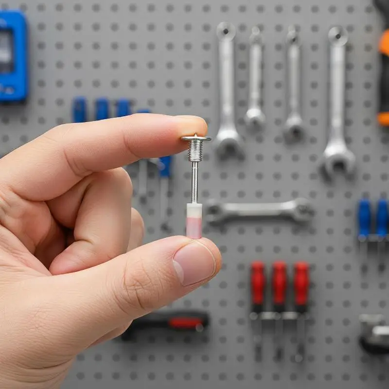 50pcs M8 Threaded Nail Drive Screws High Strength Multifunction Fastening Hardware for Wooden Furniture Assembly Home DIY Repai