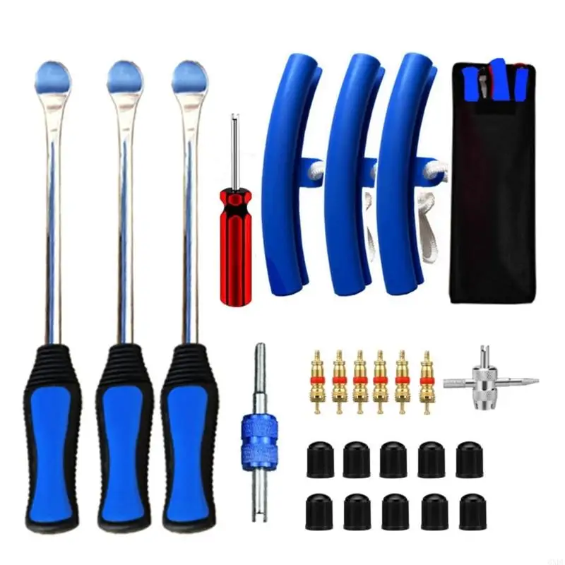 2025 New Tire Lever Bicycles Tire Removal Tool with Rims Protector for Road Mountain Bikes Bike Tire Changing Tool