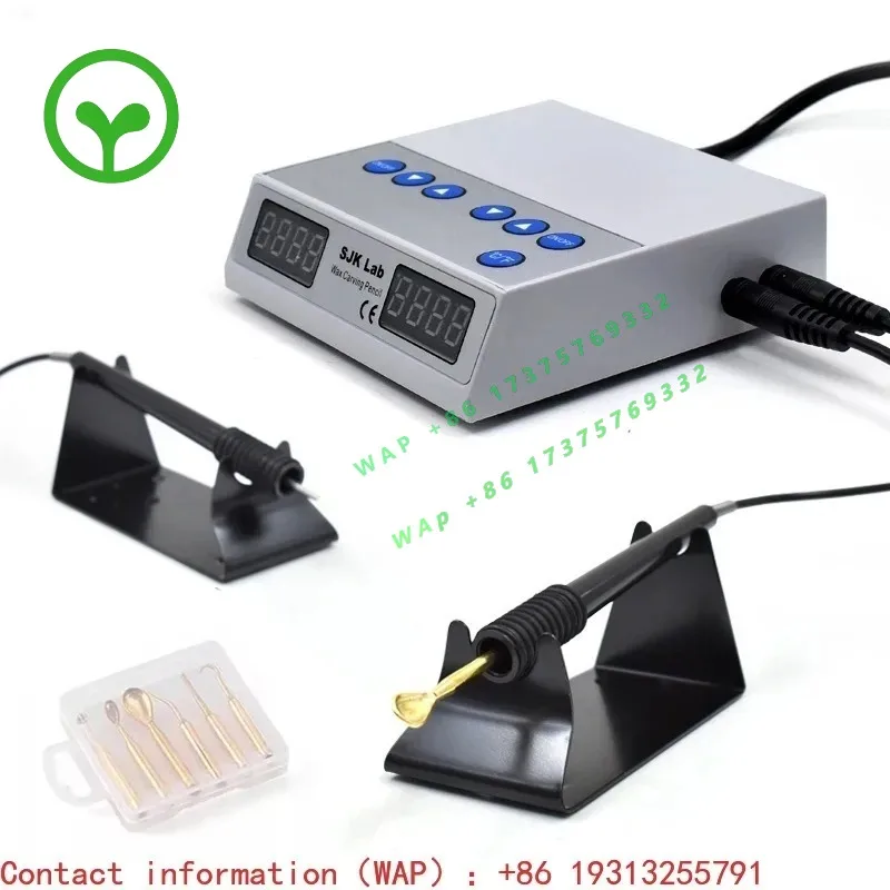 【Best-selling】Ultra-thin Lab Digital Display  Electric Waxer Heat Carving Knife Machine+Double Pen +6 Wax Tips  Tools