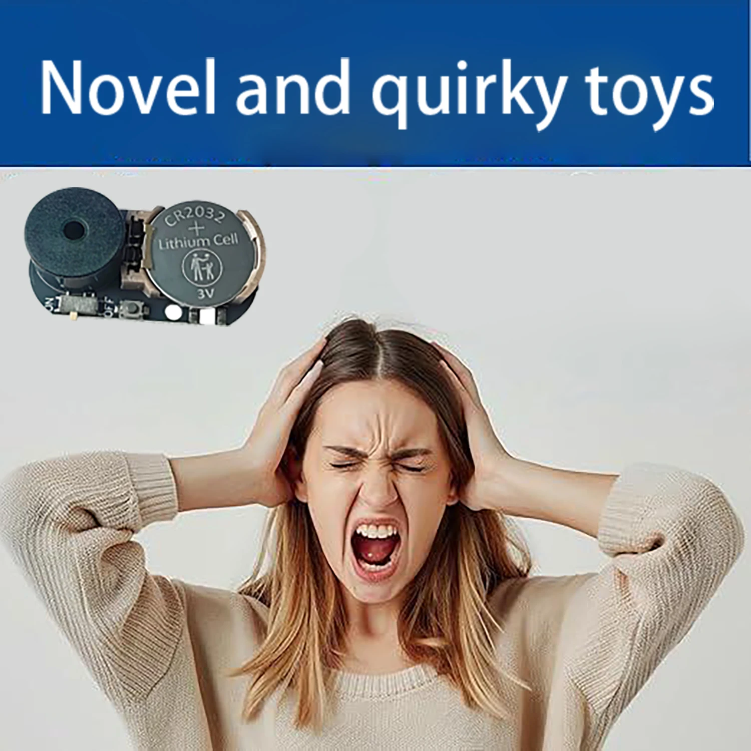 مزاج الكريكيت، مزحة لوحات الدوائر، الضوضاء المزعجة، ألعاب المزحة قطعة أثرية #3