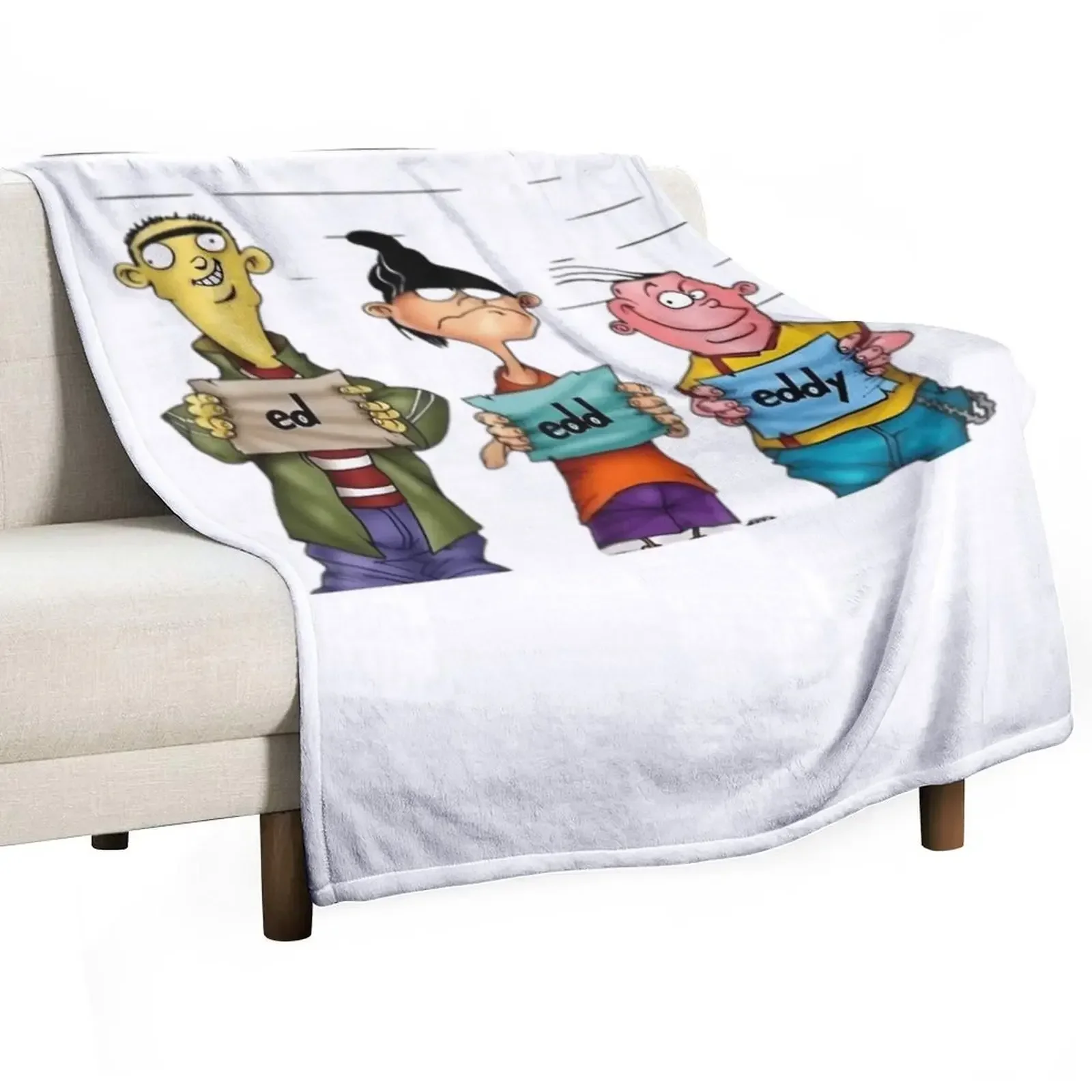 

Vintage Animated Television Series - Classic Cartoon Throw Blanket Plaid on the sofa Thin Blankets