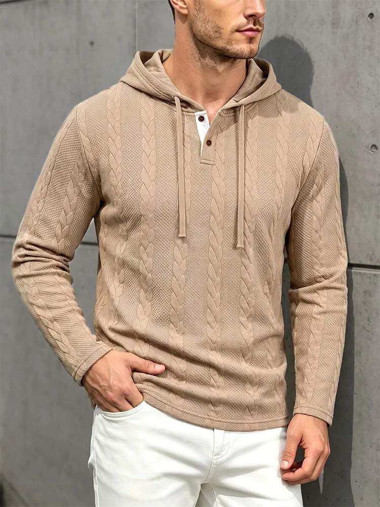New Casual Solid Color Hooded Sweatshirts Mens 2026 Autumn Daily Leisure Long Sleeve Drawstring Hoodie For Men Sports Hoodies