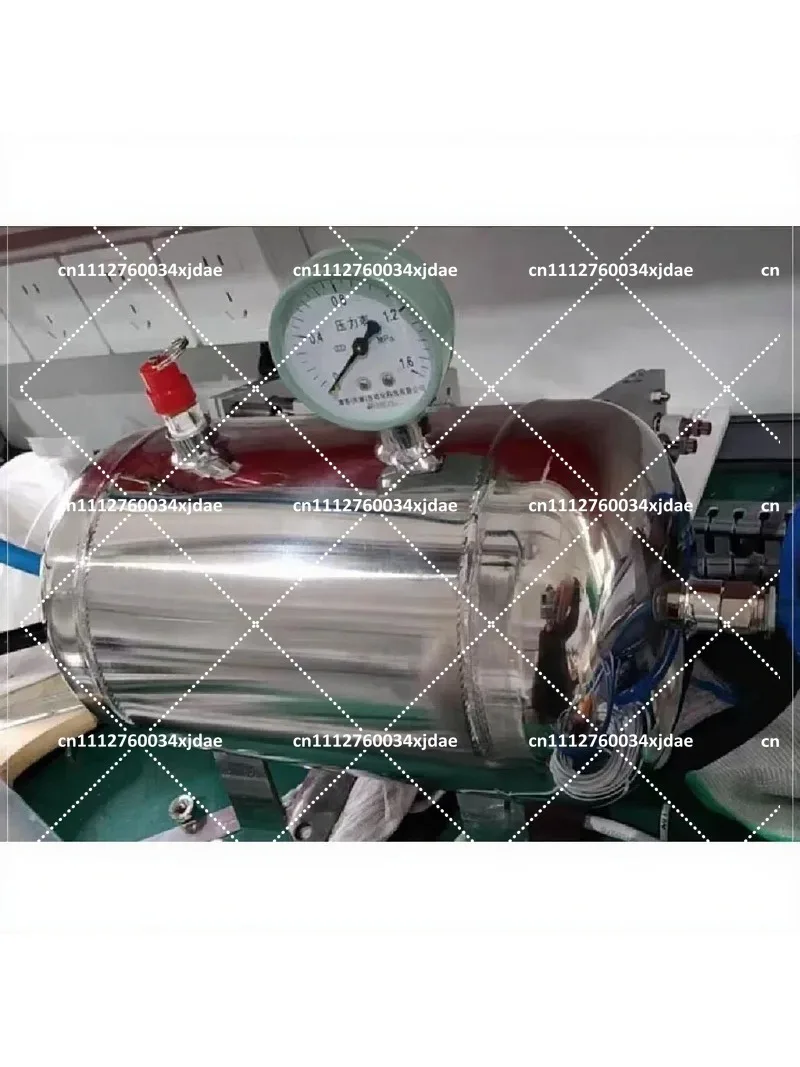 5L 304 Stainless Steel Air Compressor Pressure Tank, G1/4 Thread Buffer Tank