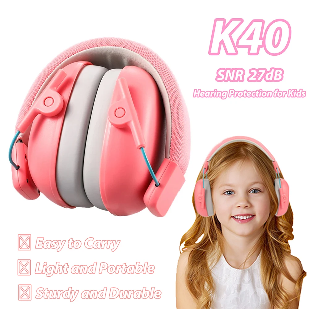 Ear Kids Ear Protection Noise Cancelling HeadPhones, NRR 26dB Hearing Protection Earmuffs for Autism, Children, Toddler