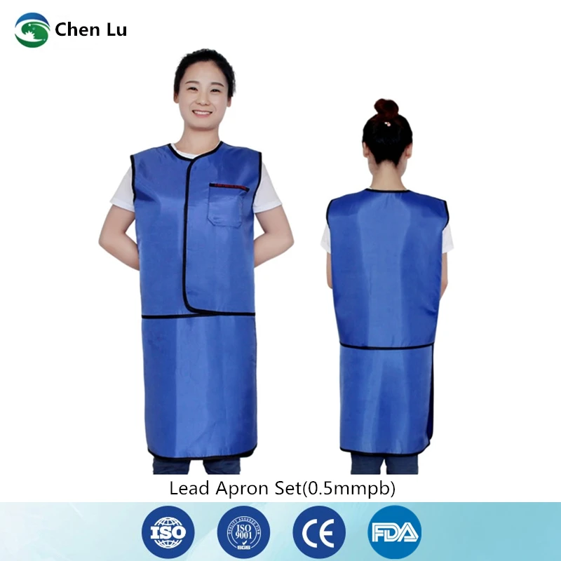 

Recommend x-ray gamma ray radiation protective 0.5mmpb lead apron set radiological protection lead vest and skirt