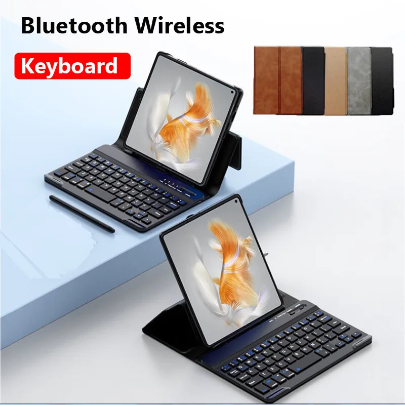 

for Samsung Z Fold 6 5 5G Z Fold 4 3 1 Z Fold2 4 Magnetic Detachable Keyboard Adjustable Stand Cover with Pen Slot Cover