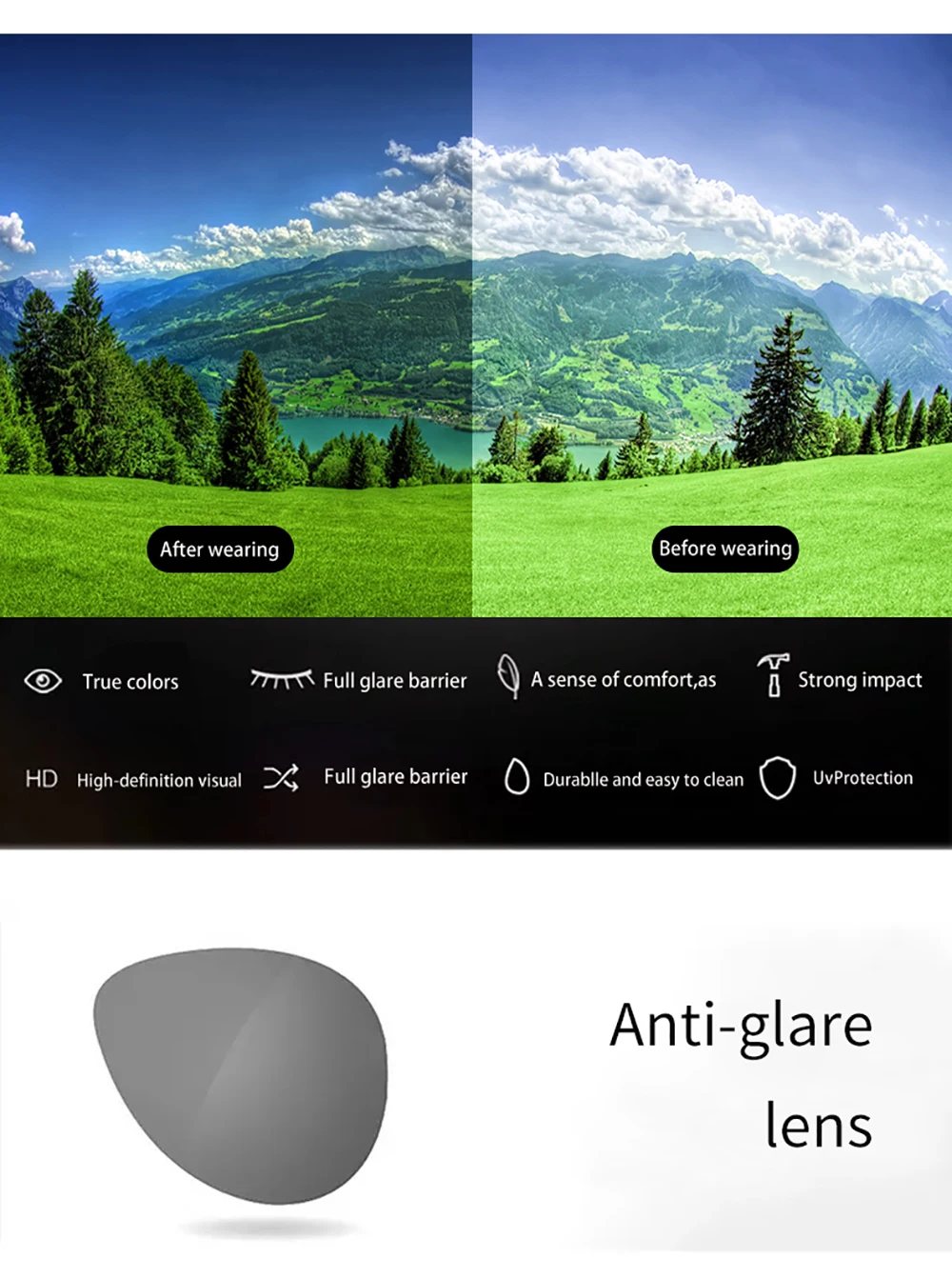 VIVIBEE Coole Polarisierte Sonnenbrille Fit Über Brille Männer Fahren Übergroße UV400 Photochrome Angeln Outdoor Frauen Große Brille – Detail 3