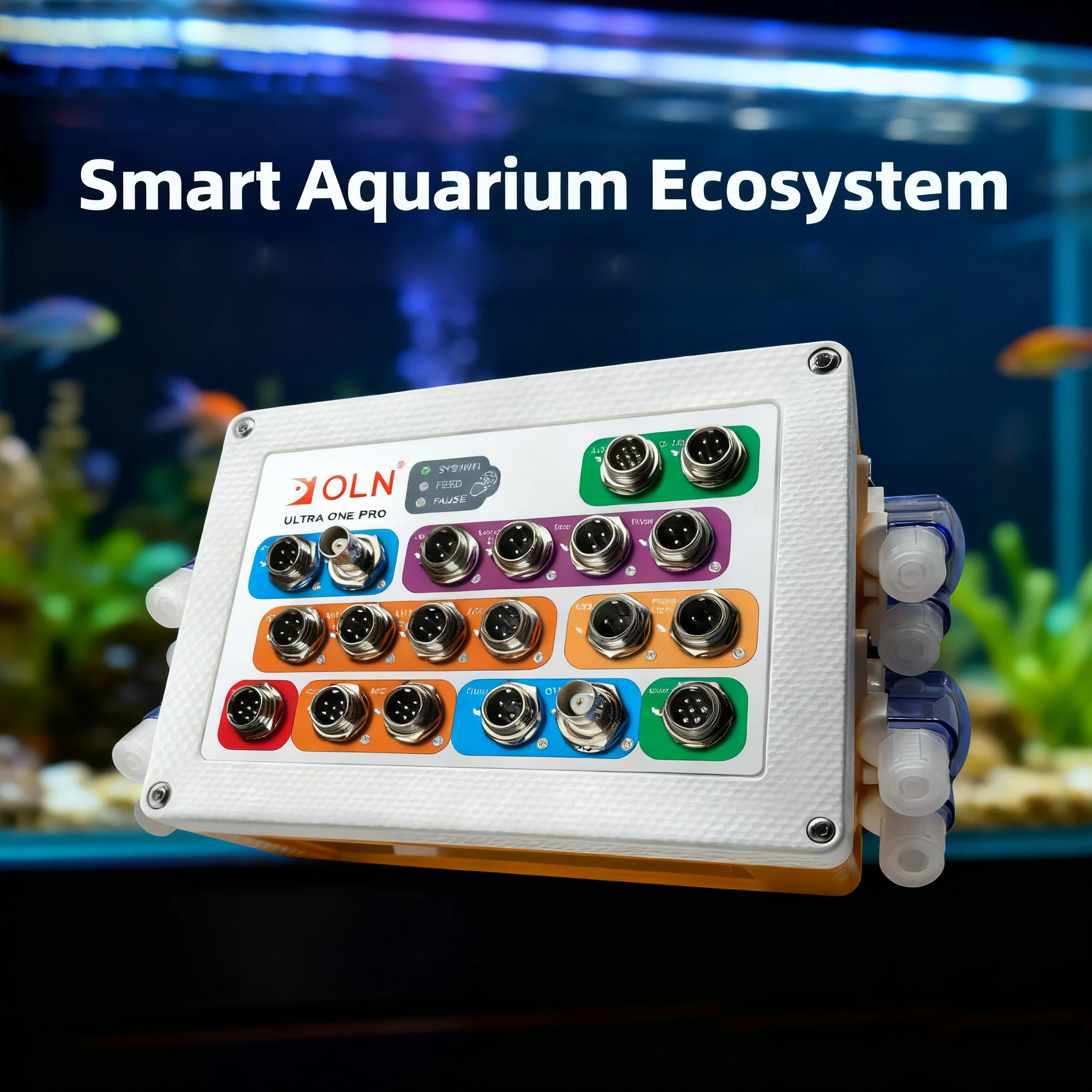 

Центральная система управления OLN Автоматическая смена воды пополняет монитор pH солености ОВП Температура Коралловый риф Аквариум