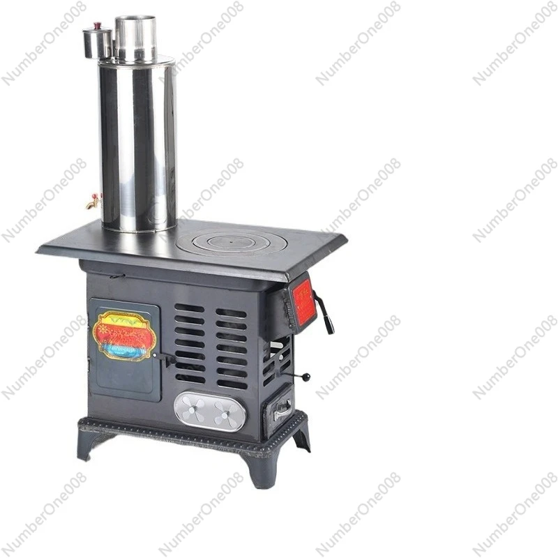 

New Rural Firewood Heating Stove, Dual-use Firewood and Coal Stove, Indoor Smokeless Heating Stove