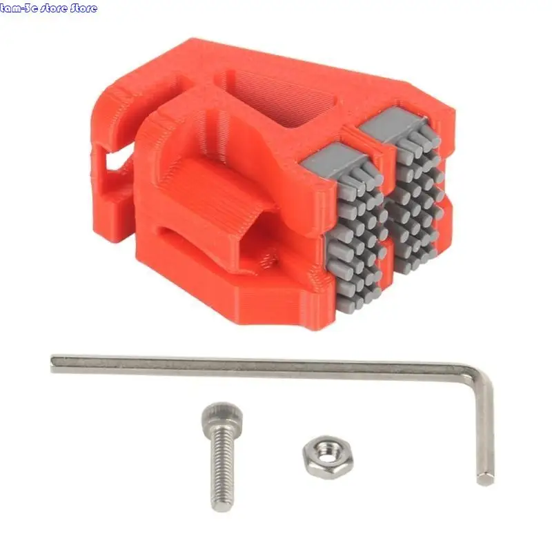 D0UA Double Brush Auddle Wiper Silicone Moyzze Brush for lab p1