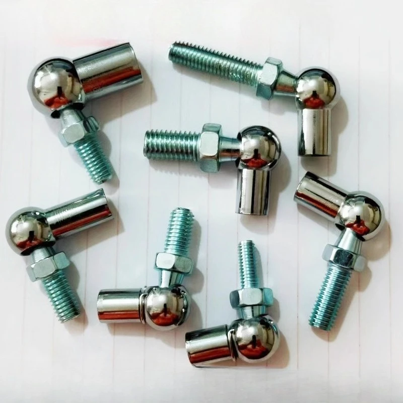 

1PCS Hydraulic Rod Support Rod Ball Joint Pipe Joint M6/M8 Way Ball Head Bearing