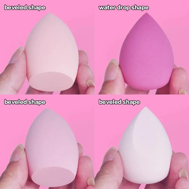 Esponja de maquillaje para mujer, licuadora, huevo de belleza, esponja cosmética para base, esponjas para polvos, accesorios de maquillaje, herramientas de belleza, 4/8/16 Uds.