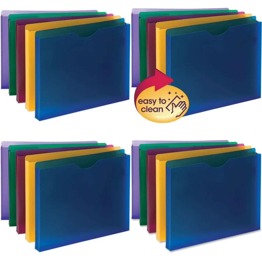 

Мармелад, полиэтиленовая расширяющаяся куртка для файлов, вкладка с прямым вырезом для организации документов в офисе или школьных наборах 1, емкость расширения Le