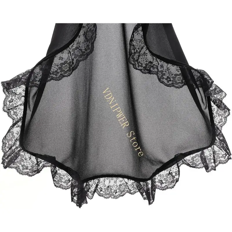Femmes Victorien Long Tulle Gants Gothic Sleeves détachables Cosplay Halloween Renaissances médiévales Costumes Accessoires D08E