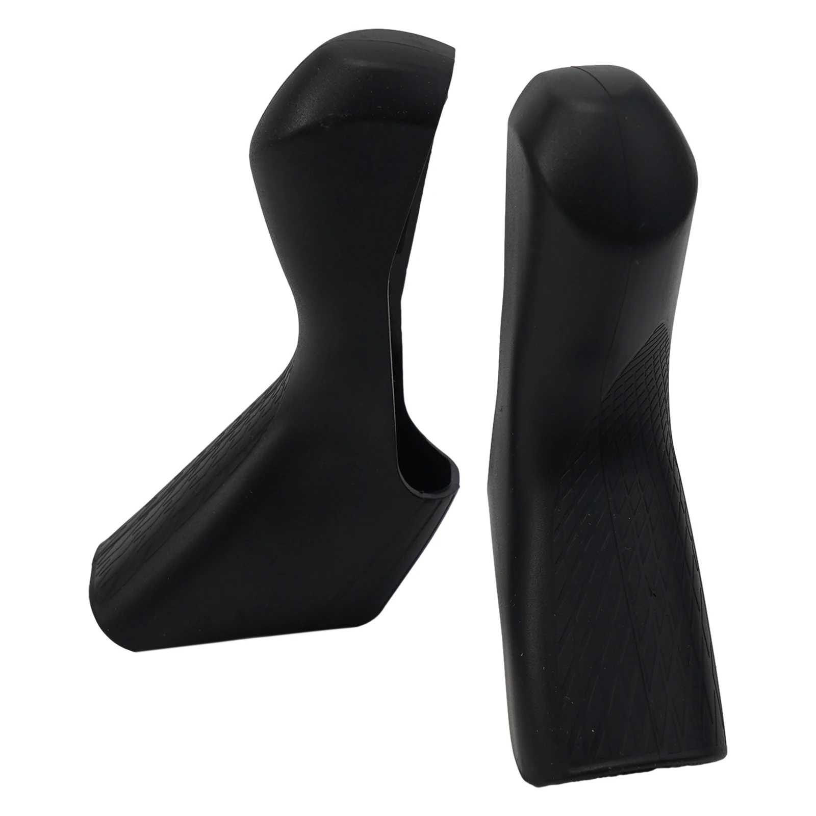 1 Pair Lever Hood Shifter Lever Hood Black Practical To Use R7020 1 Pair Bracket Covers Protective Case Silica Gel Transmission