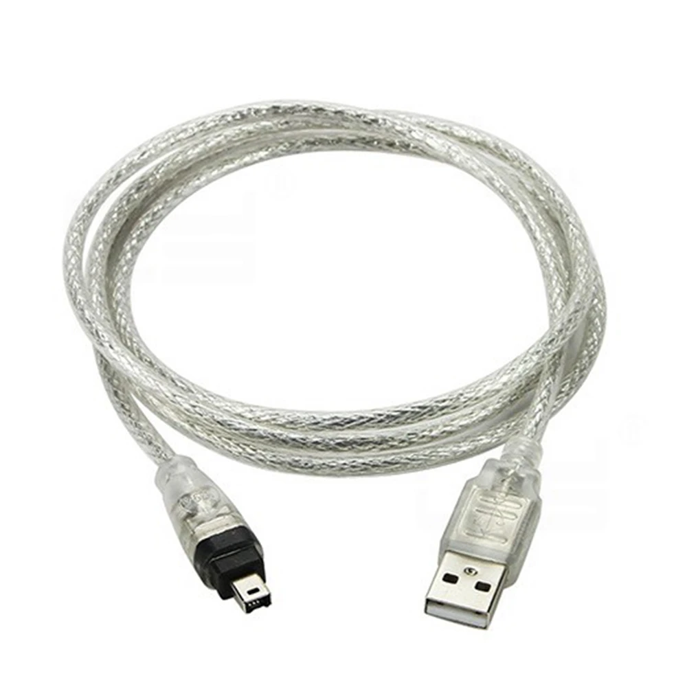 

USB Male to Firewire IEEE 1394 4 Pin Male iLink Adapter Cable firewire 1394 Cable for SONY DCR-TRV75E DV camera cable 150cm