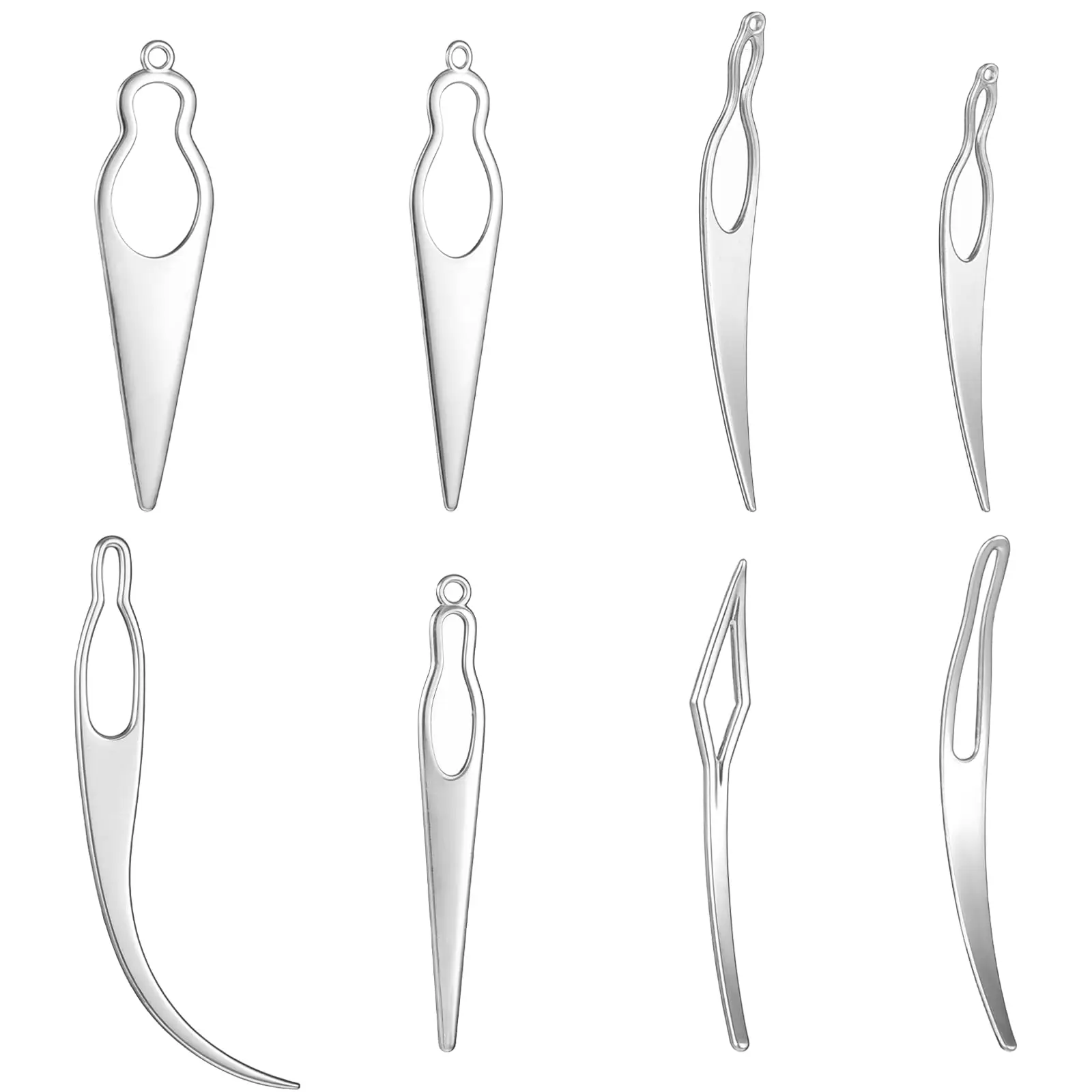 Crochet Needle Kit Small Hook and Big Hook Ventilating  Hook Tool for Crochet Hair Wigs Dreadlocks Interlocking Needles