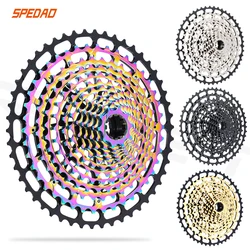 SPEDAO 12s MTB Cassettes 10-50T 12 speed CNC Fits XD Hub Super Light CNC Bicycle Accessories Cr-mo 12Speed 12S Bike Freeewheel
