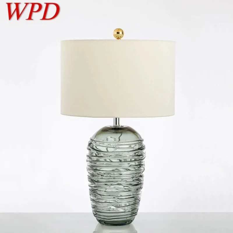 

WPD Nordic Modern Glaze Table Lamp Fashionable Art Iiving Room Bedroom Hotel LED Personality Originality Desk Light