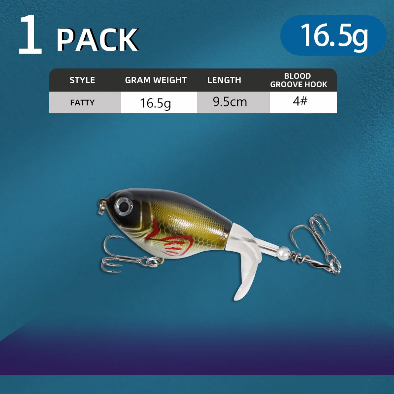 Crankbait Topwater Wobblers Cola de Bagre para Lucio – Señuelo - imagen 5