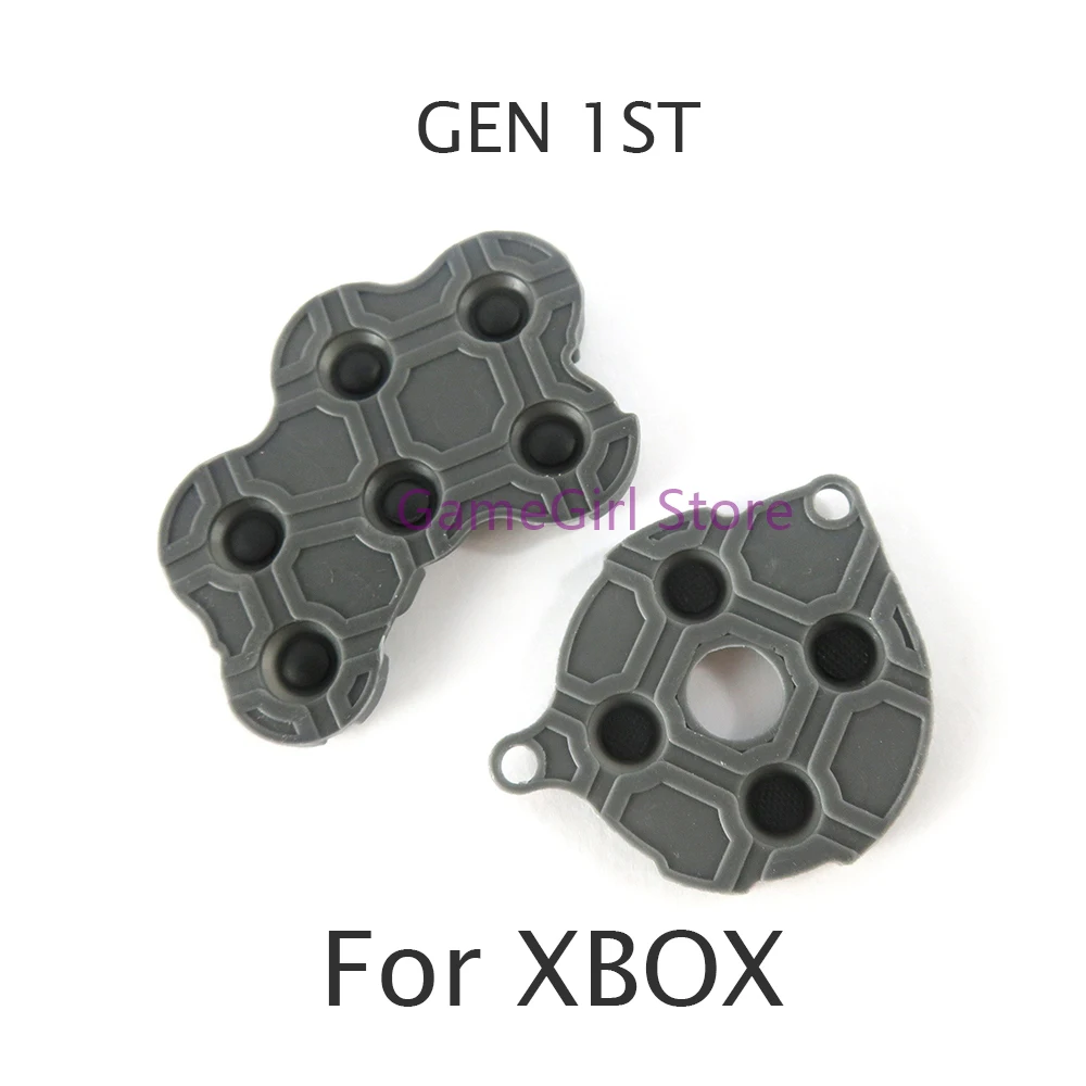 

50Sets Silicon Conductive Rubber Adhesive Pad ABXY Button For XBOX GEN 1ST Controller Repair Replacement Part