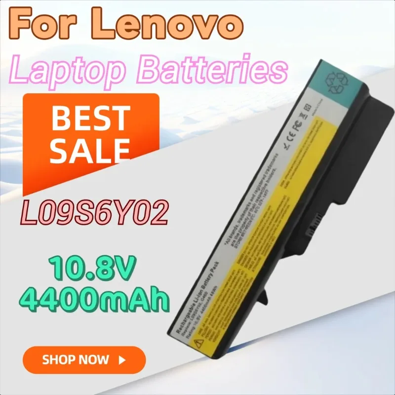 

Аккумулятор для ноутбука 10,8 В, 4400 мАч L09S6Y02 L09M6Y02 L09L6Y02 L10M6F21 для Lenovo G460 G465 G470 G570 G575 G770 G475 G560 G565 Z460