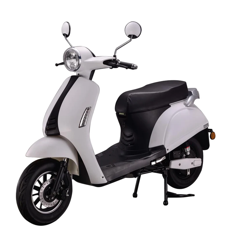 EEC China Vintage Electric Moped 1500W 60V 20Ah Lithium Battery 50km Range Brushless Hub Motor EURO 5 Certified 40-60km/h Sale