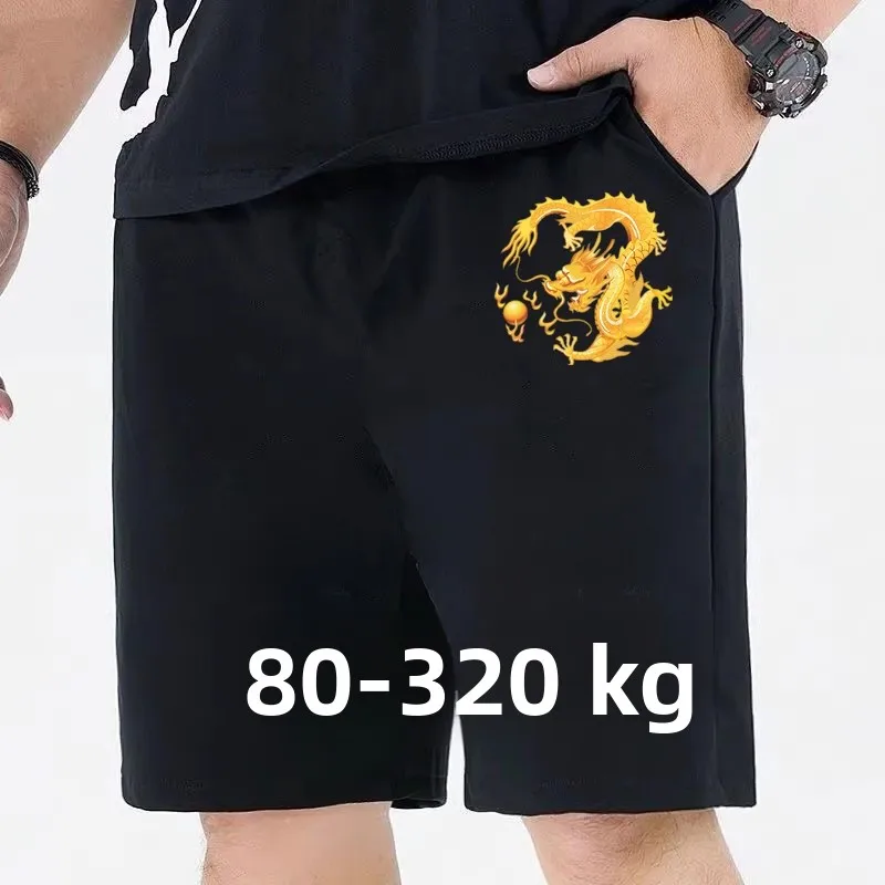 

Loose Straight Leg Ice Silk Qui Dry Sport orts for plus Size Men Casual Youthful Sle Five Inches Length Thin Fabric