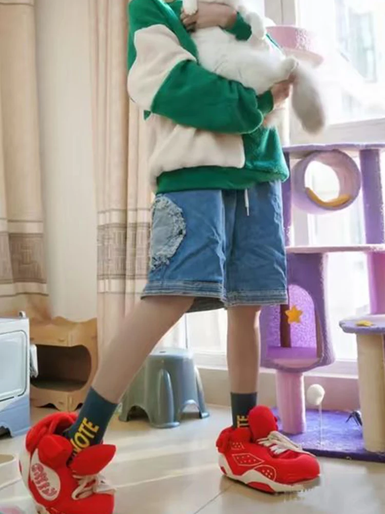 شخصية الرجال النعال المنزل داخلي زوجين المنزل نعال قماش شتاء دافئ و السمين أحذية قطنية هدايا للرجال Pantoufle