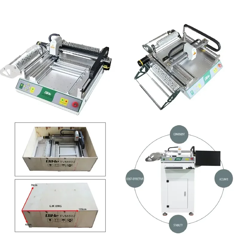 for TVM802BX Desktop Pick and Place Machine SMT Circuit Board Welding Equipment Factory Direct Supply