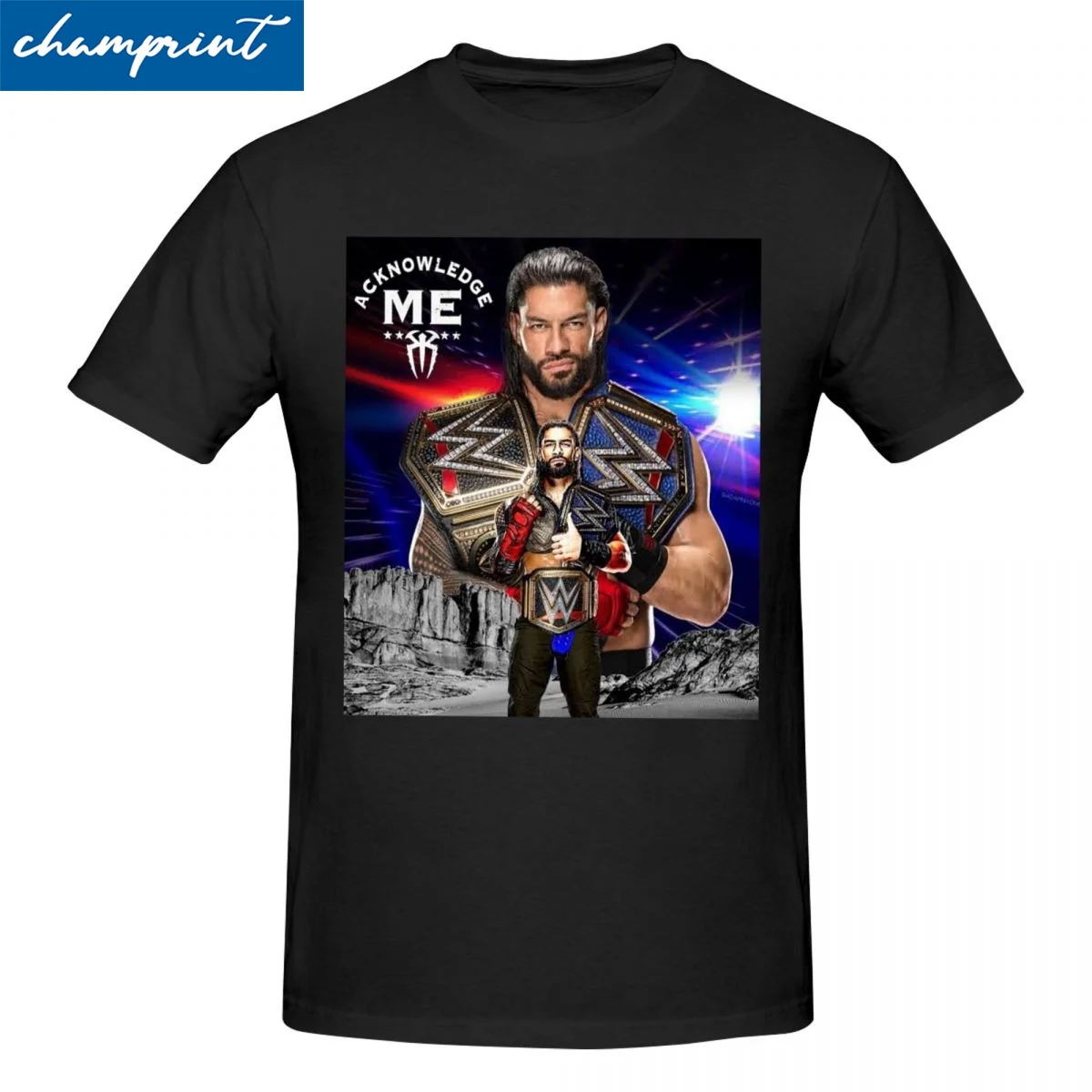 Roman Reigns Abdul Malek T Shirts for Men Women Cotton Novelty T-Shirts Crewneck Tee Shirt Short Sleeve Clothes Graphic