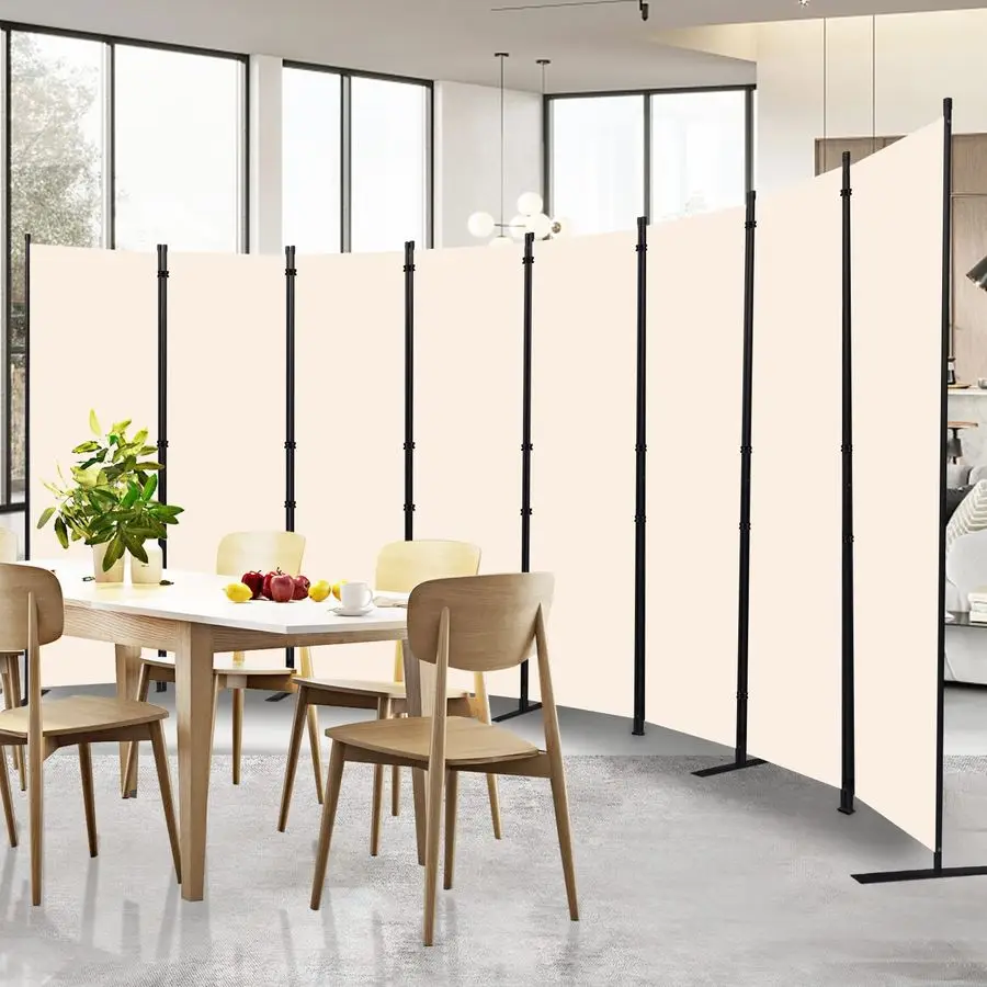 

Divider and Folding Privacy Screens Large 8 Panel Room Divider Wall Screen for Room Separtition, Partition Room Dividers Panel,