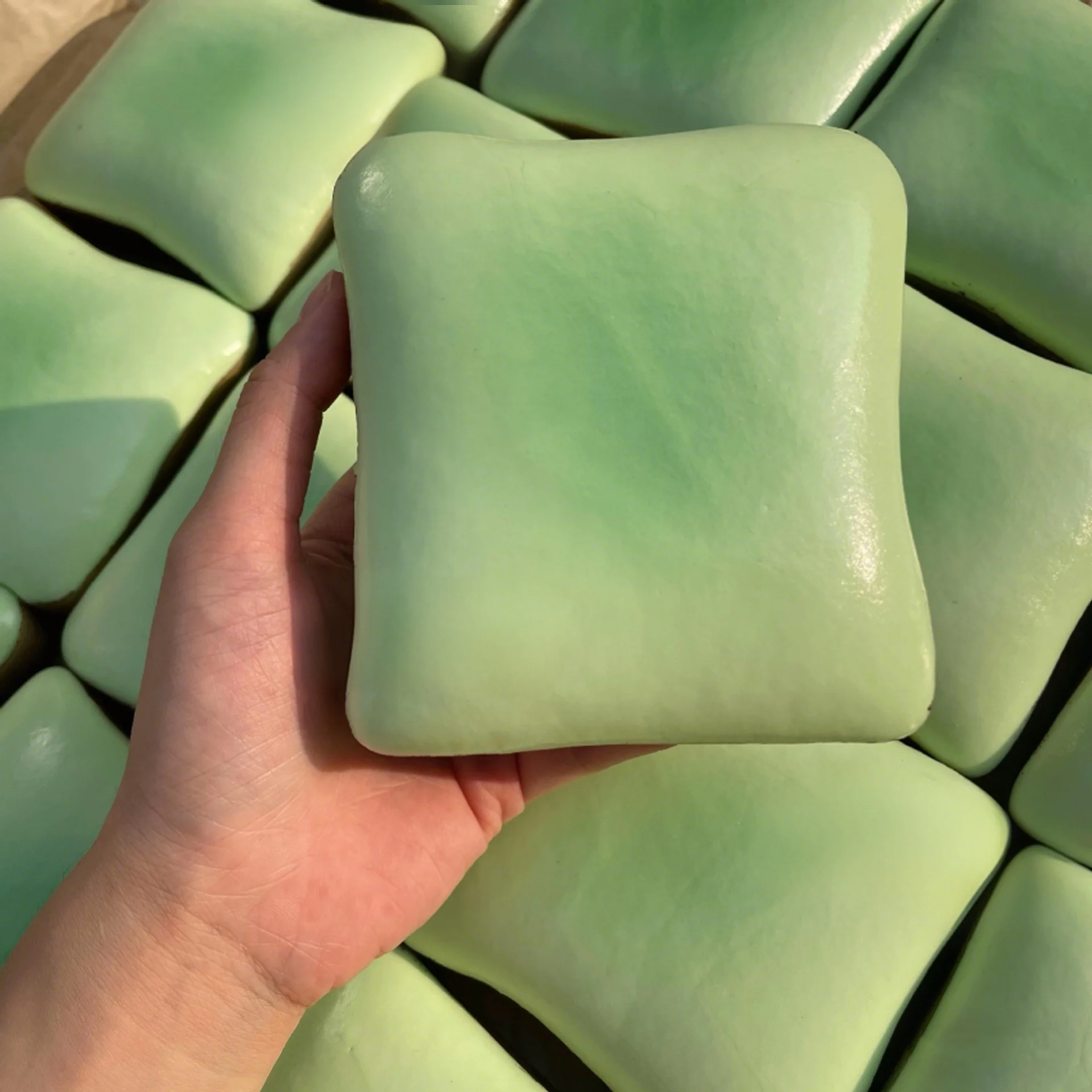 اسفنجي مقلد خبز التوست ضغط لعبة بطيئة ارتفاع الإجهاد الإغاثة اللعب الحسية تململ لعبة للقلق ADHD تململ لعبة للأطفال