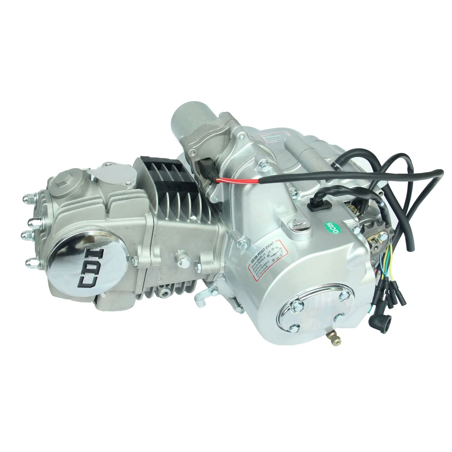 High Quality Motorcycle Engine 125CC 3+1 Inside Reverse Silver Motorcycle Engine Assembly