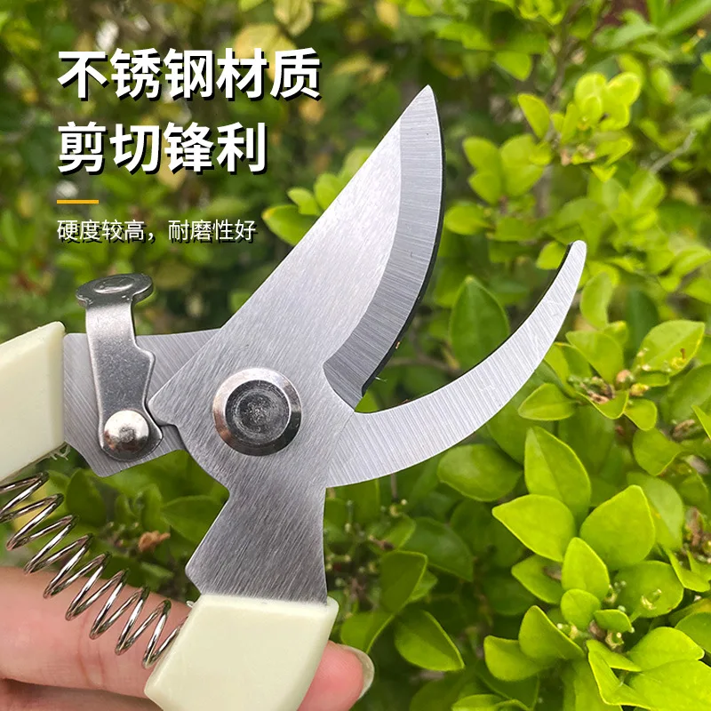 Stainless steel garden pruning shears gardening  fruit flower  picking  garde