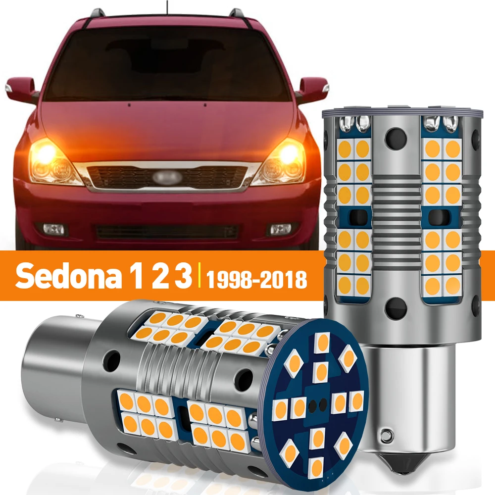 

2pcs LED Turn Signal Light For Kia Sedona 1 2 3 1998-2018 2008 2009 2010 2011 2012 2013 2014 2015 2016 Accessories Canbus Lamp