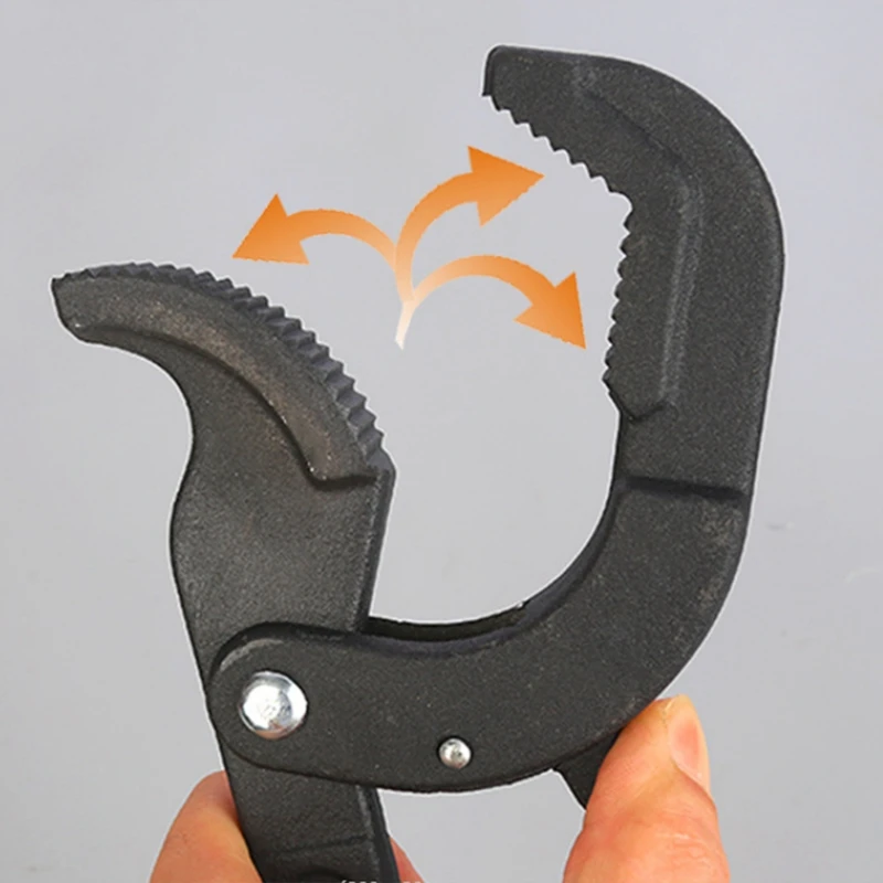 Llave multifuncional pequeña, llave de tubo de agua rápida, llave multifuncional pequeña, juego de llaves ajustables de acero