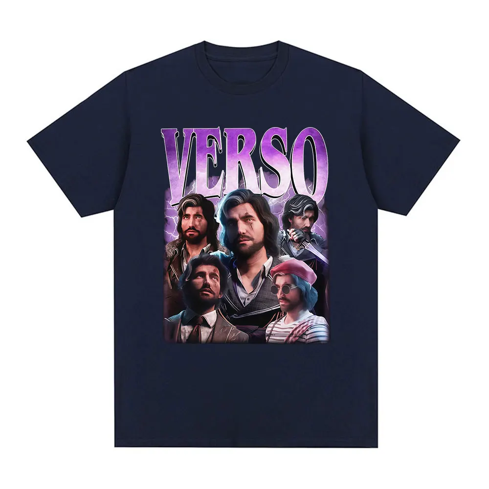 Game Clair Obscur Expedition 33 Verso Graphic T Shirts Men's Clothing Fashion Casual Oversized Short Sleeve T-shirts Streetwear