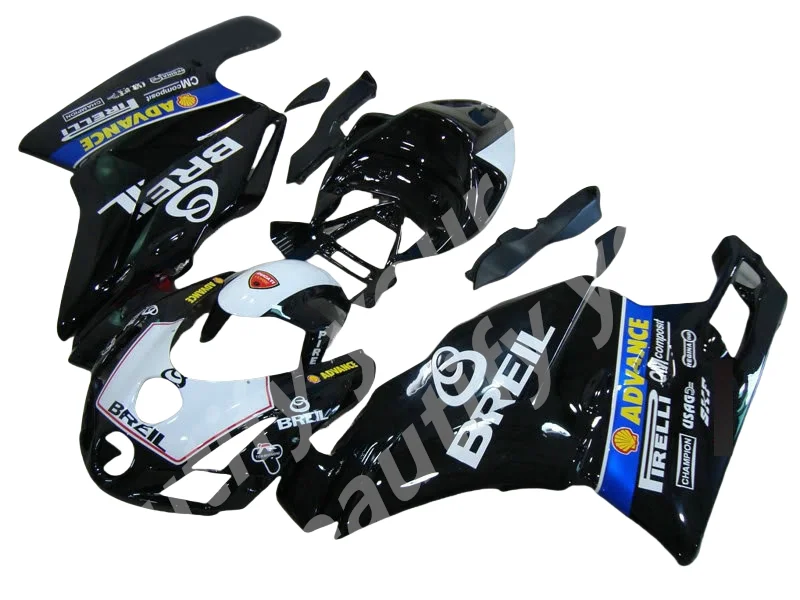 For Ducati 749 999 2003 2004 Injection Motorcycle Accessory Complete Fairing Kit Complete Body Covers 03 04 black white