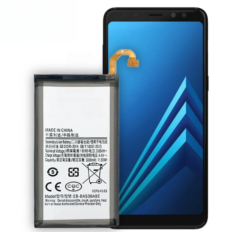 Brand New EB-BA530ABE 3000mAh Phone Battery For Samsung Galaxy A8 2018 A530 SM-A530 A530F A530K/L/S/W A530N/DS  Batteries+tools