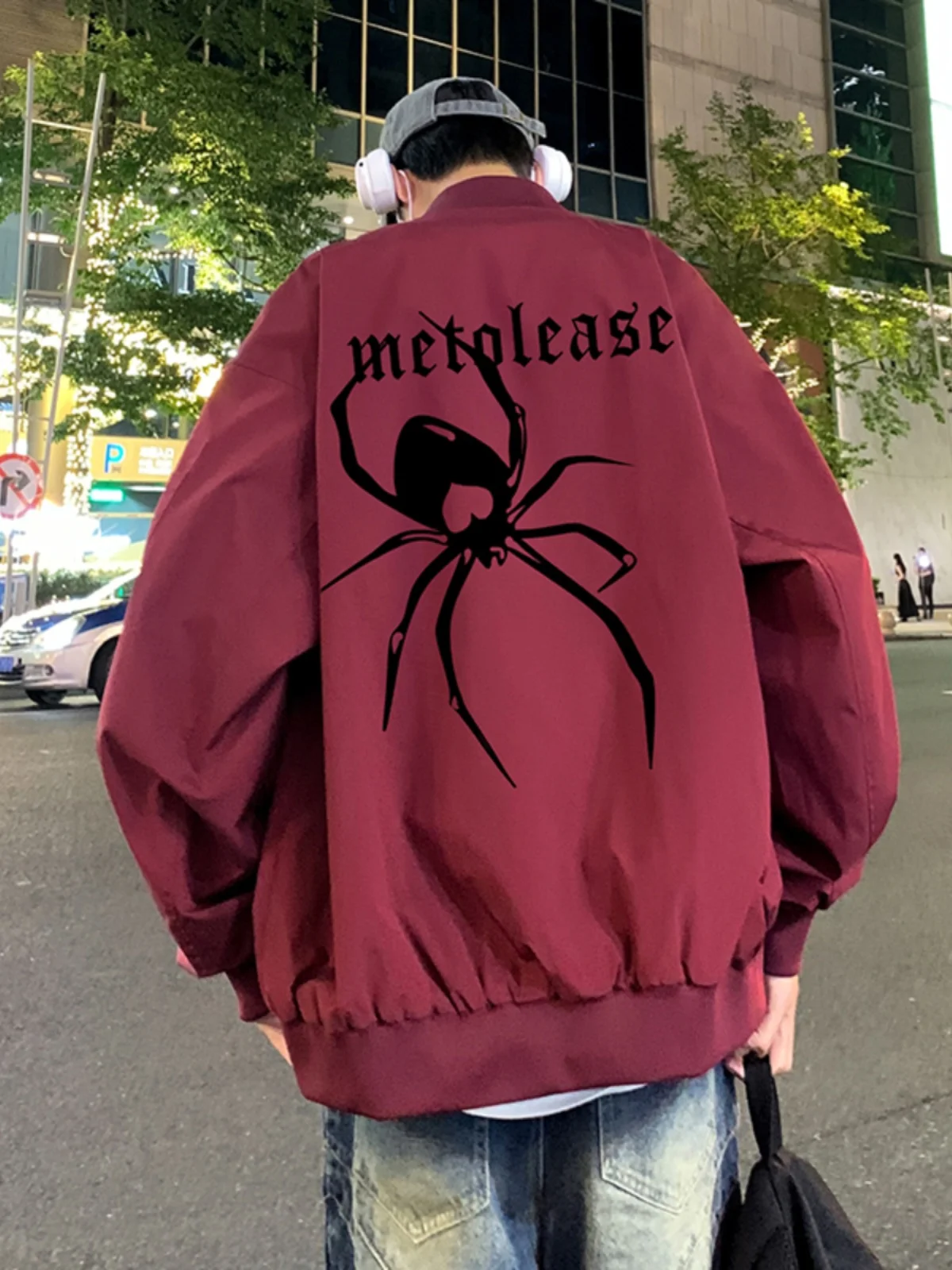 

Утепленная бейсбольная куртка Spiderman для мужчин, осенне-зимняя, на флисовой подкладке, в американском стиле, модный бренд, молодежная верхняя одежда