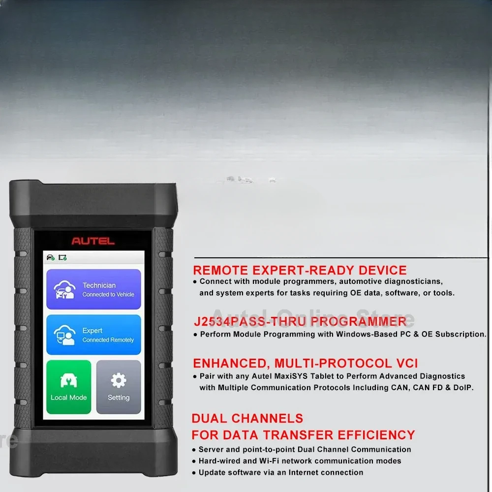 Autel MaxiFlash XLink J2534 Tool Remote Expert ECU Programming Device Work with PC, Mobile Phone and Ultra, MS919, MS909