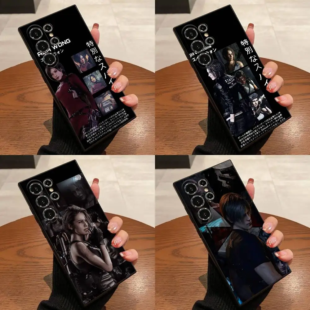 

R-Residents Evil Jill Valentine Leon Kennedy Ada Wong Phone Case For Samsung S25,S24,S21,S22,S23,S30,Ultra,S20,Plus,Fe,Lite,5G