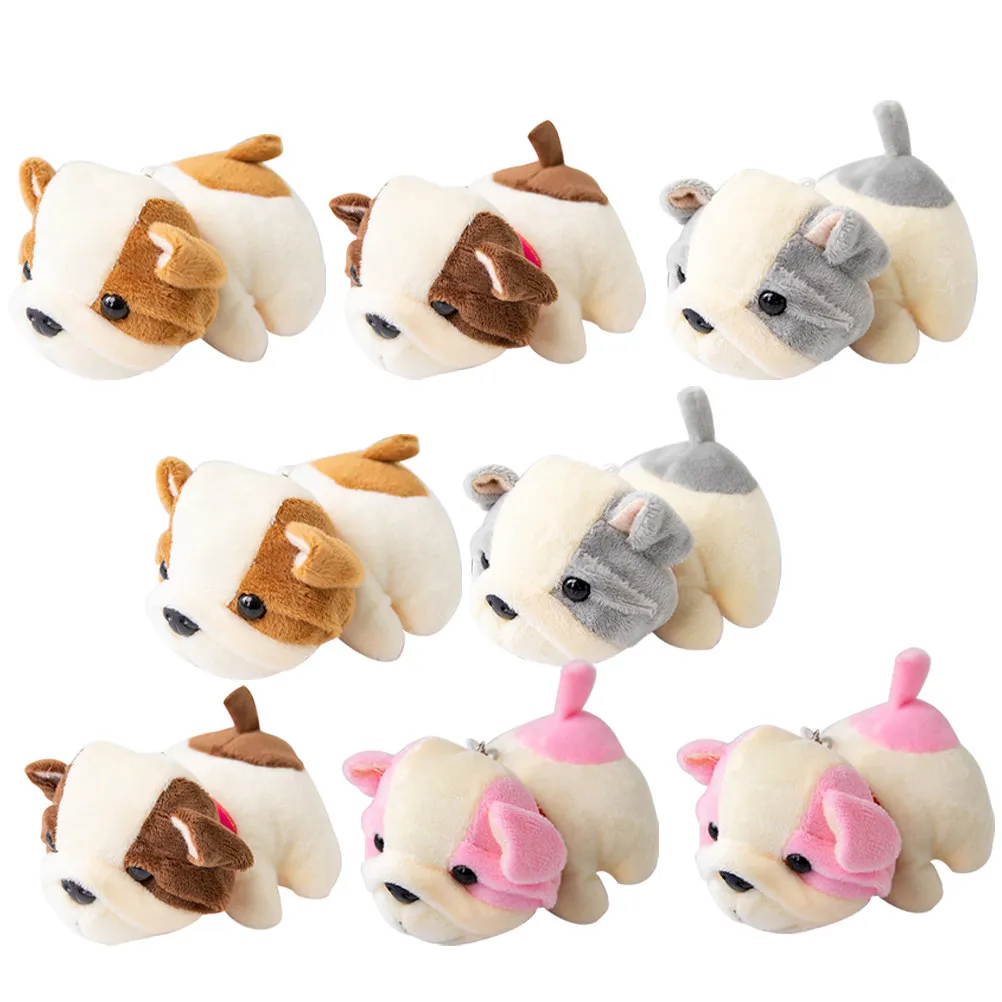 

8Pcs Key Chains Stuffed -Resistant Hanging Bag Pendant Cartoon Decorative Portable Cute Lovely Accessories