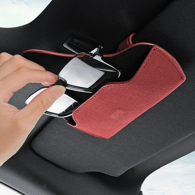 

Car Glasses Clip For LYNK&CO 900 Z10 Z20 01/02/03/05/06/07/08/09 Suede Sunshade Sunglasses Box Stand Car Accessories