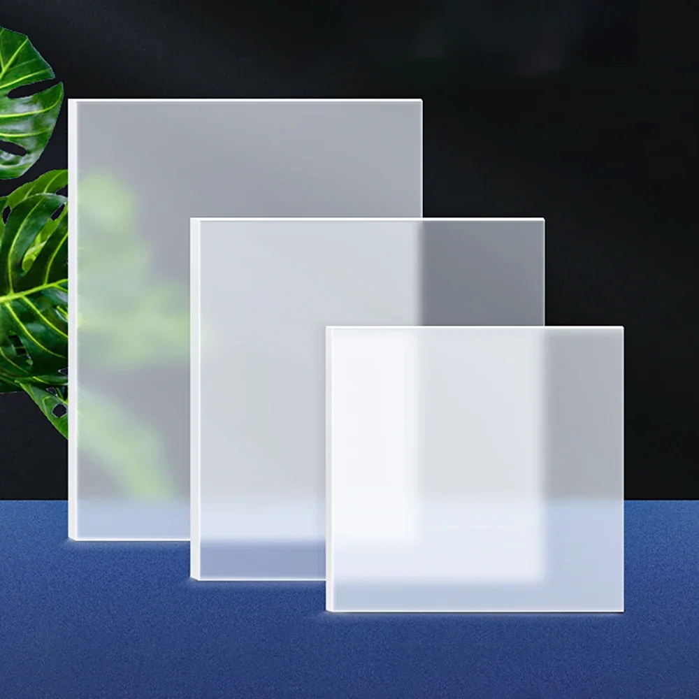 1Pcs Frosted Matte Acrylic Sheet 15/20/25/30mm Thick Matte Organic Plastic Sheet For DIY,Picture Frames,Signs