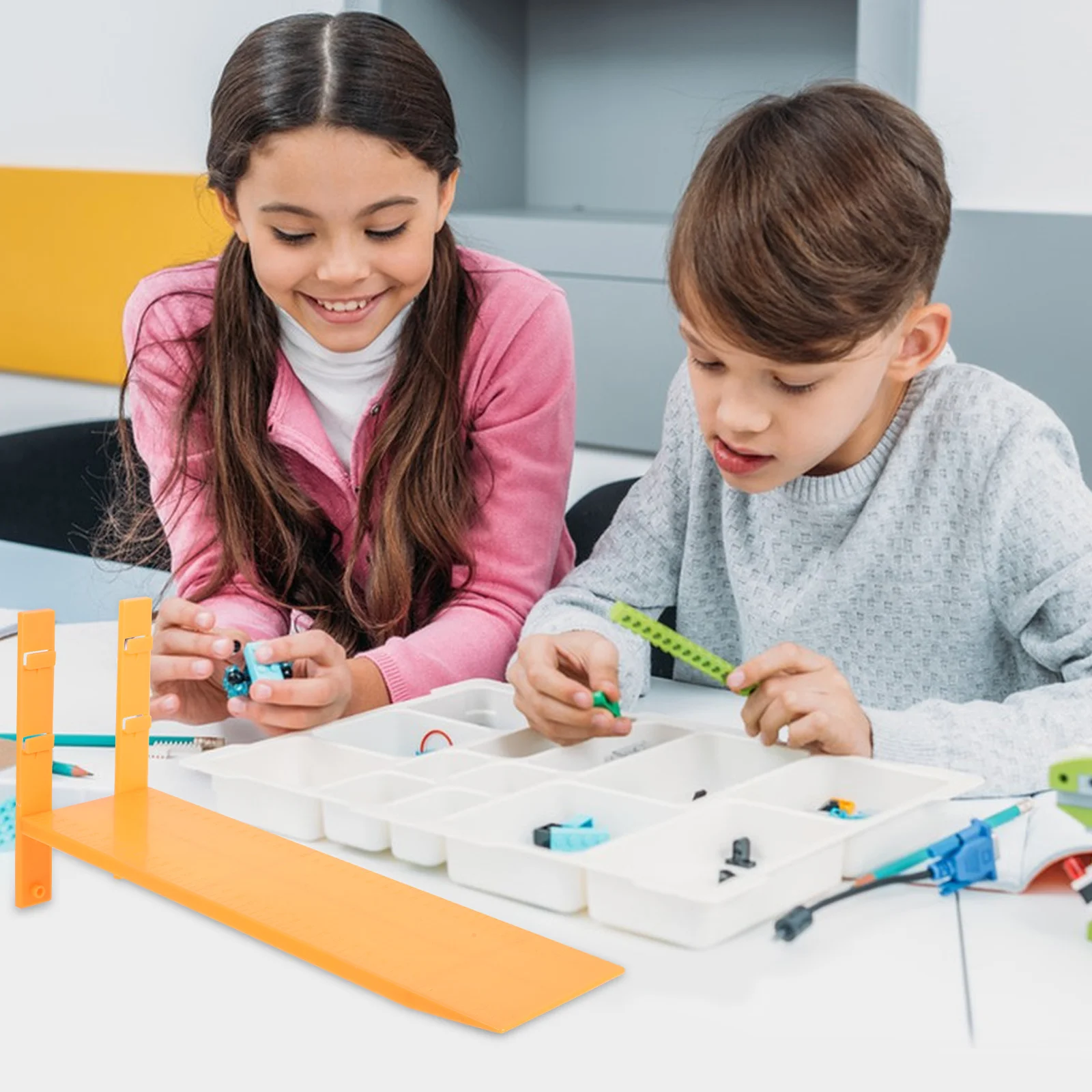 

Multifunctional Physics Teaching Aid Plates With Scale Plastic Educational Experiment Tool For School