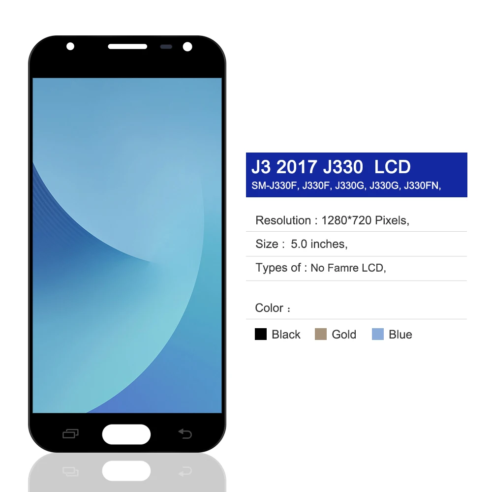 Para SAMSUNG J3 2017 J330 J330F J3 PRO pantalla táctil digitalizador montaje para Samsung J330 pantalla lcd