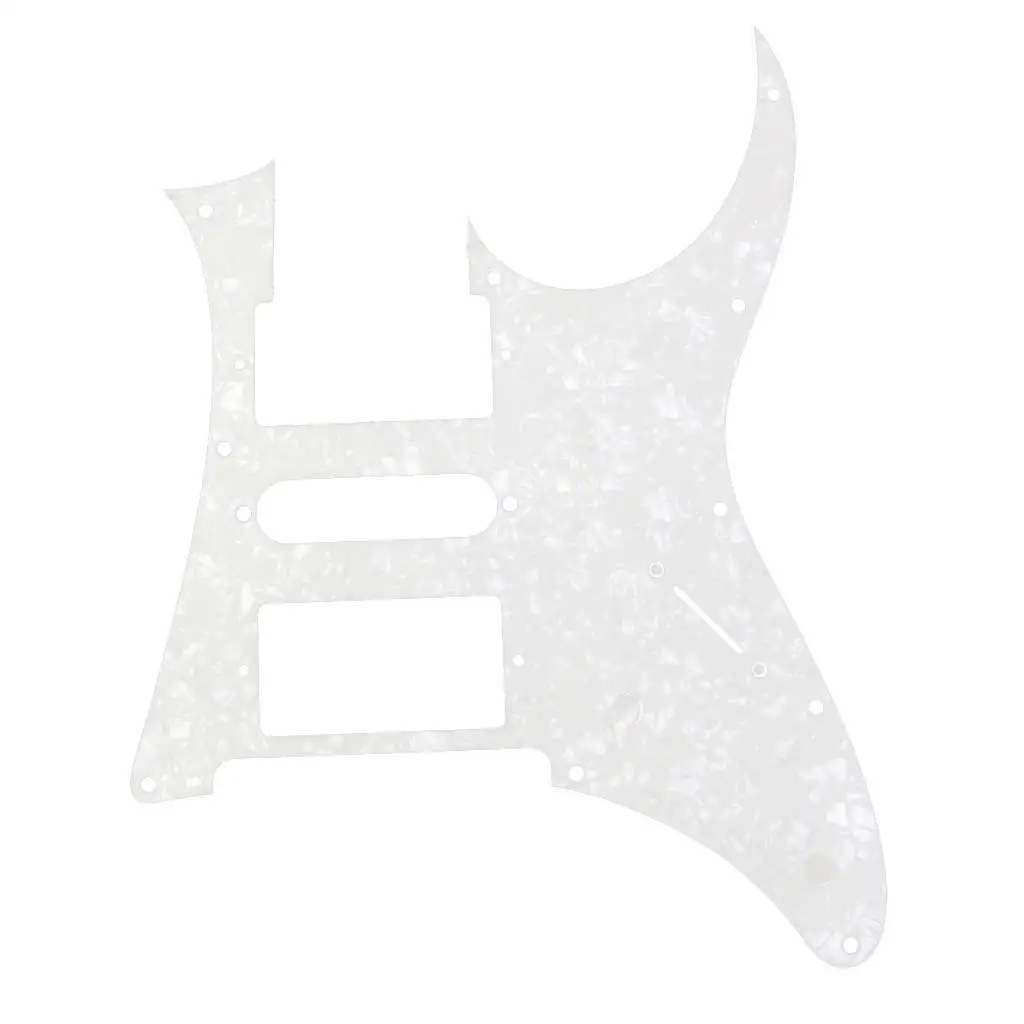 

Guitar Pickguard 3 Ply Layered White Pearloid Protector Plate for Ibanez RG 350 DX 3 Electric Guitar Components