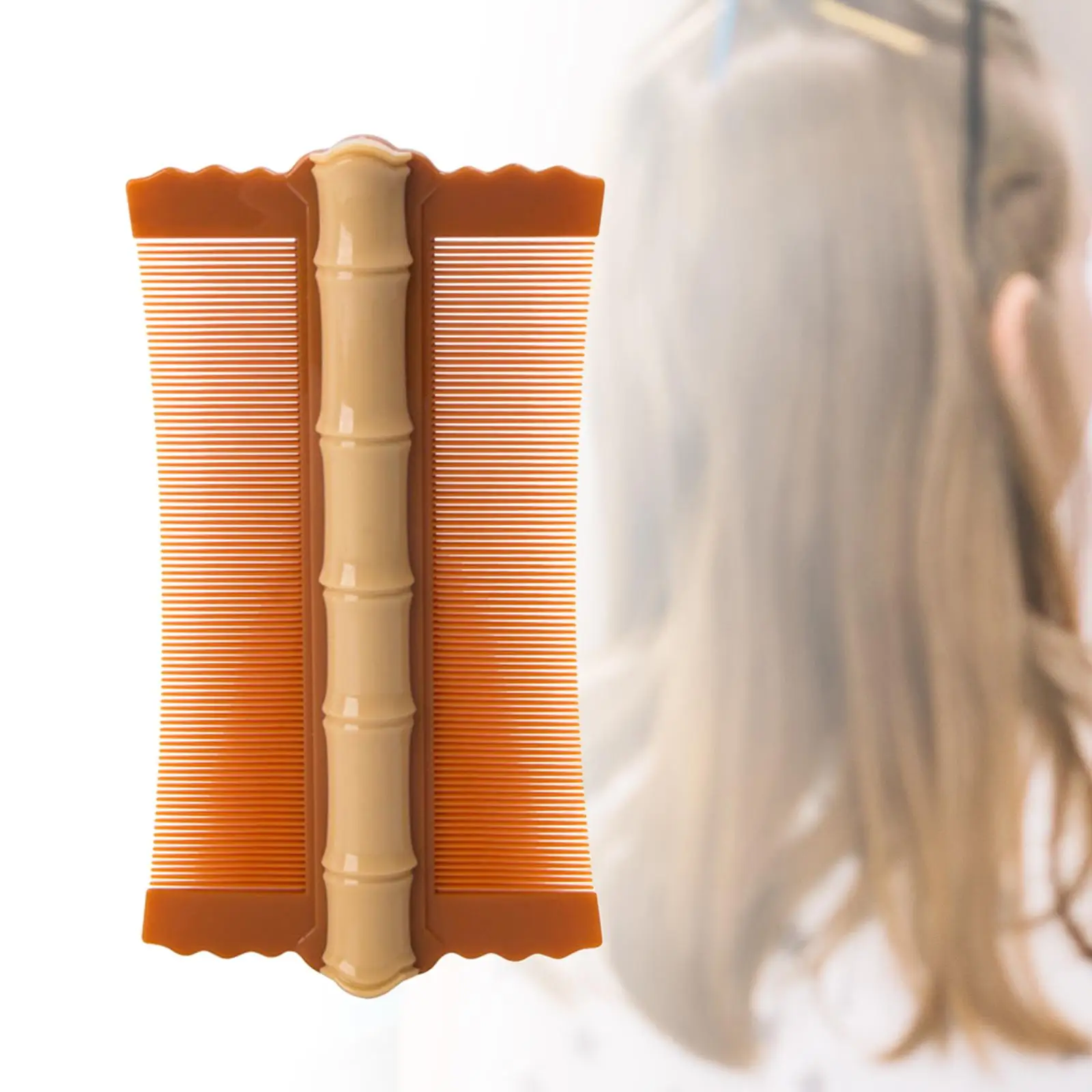 أمشاط قمل محمولة على الوجهين ، أمشاط لقمل الشعر ، أسنان دقيقة ، إزالة القمل